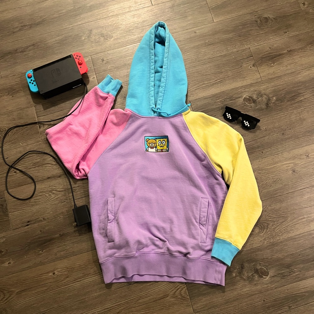 Sponge Bob special addition color block hoodie